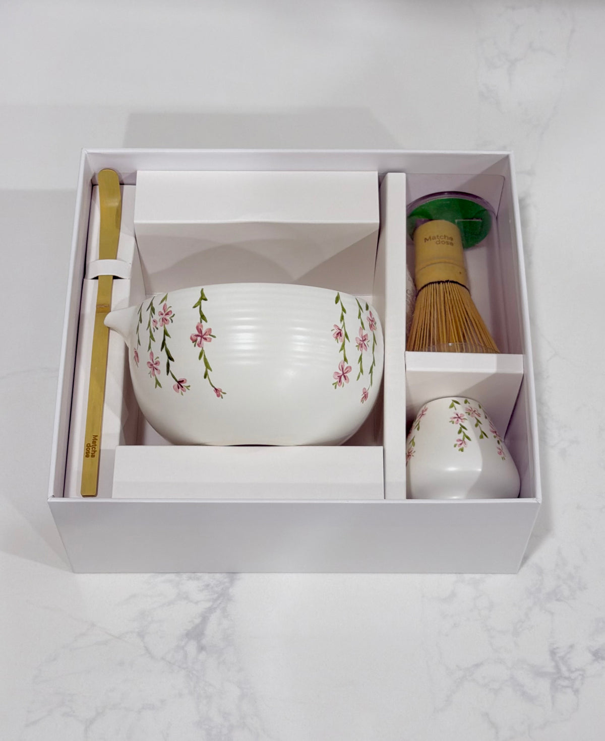 Flowers matcha kit