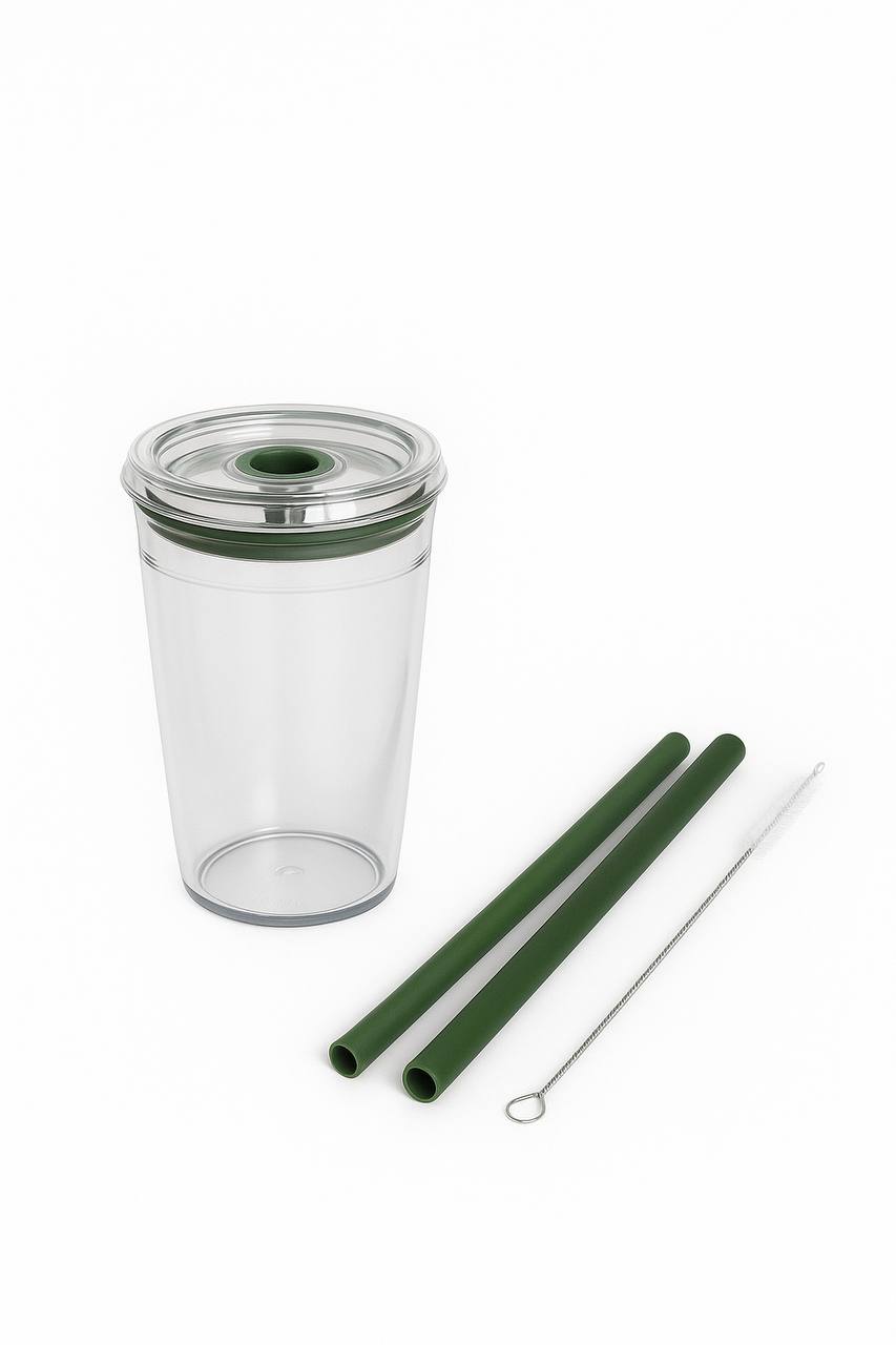 Matcha Green Reusable Cold Cup – 450ml / 16oz