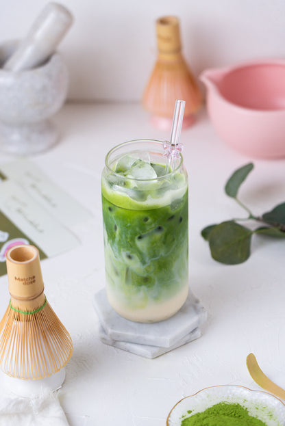 Bow glass straw